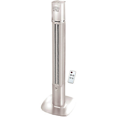 NSA'UK Slimline Oscillating Tower Fan with Remote Control, White